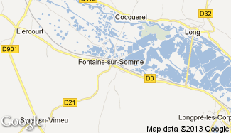 Plan de Fontaine-sur-Somme