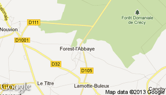 Plan de Forest-l'Abbaye