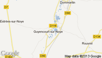 Plan de Guyencourt-sur-Noye