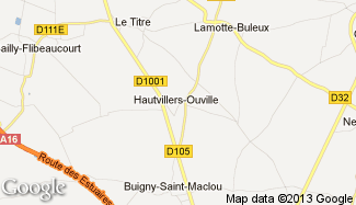 Plan de Hautvillers-Ouville