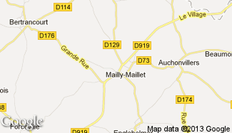 Plan de Mailly-Maillet