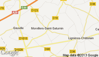 Plan de Morvillers-Saint-Saturnin
