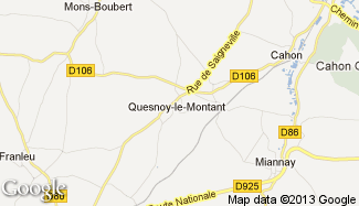 Plan de Quesnoy-le-Montant