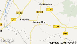 Plan de Quiry-le-Sec