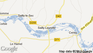 Plan de Sailly-Laurette