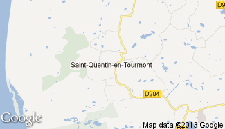 Plan de Saint-Quentin-en-Tourmont