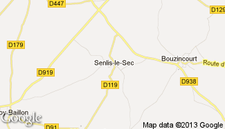 Plan de Senlis-le-Sec