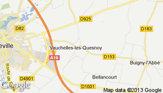 Plan de Vauchelles-les-Quesnoy