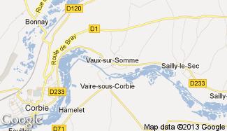Plan de Vaux-sur-Somme