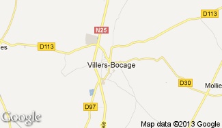 Plan de Villers-Bocage