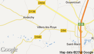 Plan de Villers-lès-Roye