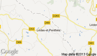 Plan de Lédas-et-Penthiès