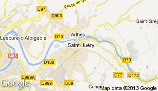 Plan de Saint-Juéry