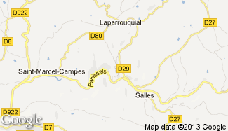 Plan de Saint-Marcel-Campes