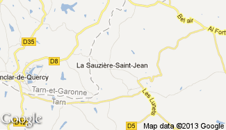 Plan de La Sauzière-Saint-Jean