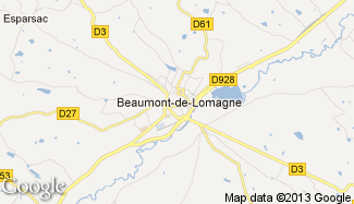 Plan de Beaumont-de-Lomagne