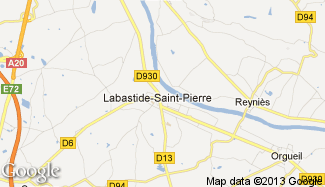 Plan de Labastide-Saint-Pierre