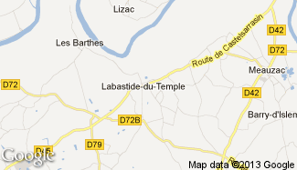 Plan de Labastide-du-Temple