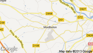Plan de Montbeton