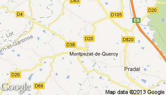 Plan de Montpezat-de-Quercy