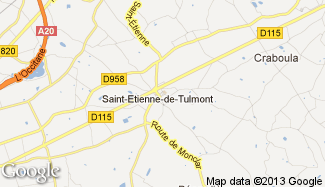 Plan de Saint-Etienne-de-Tulmont