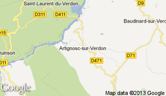 Plan de Artignosc-sur-Verdon