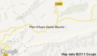 Plan de Plan-d'Aups-Sainte-Baume