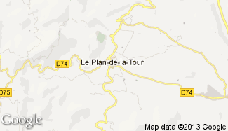 Plan de Plan-de-la-Tour