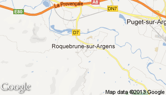 Plan de Roquebrune-sur-Argens