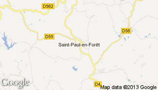 Plan de Saint-Paul-en-Forêt