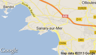 Plan de Sanary-sur-Mer