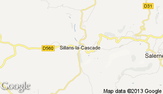Plan de Sillans-la-Cascade
