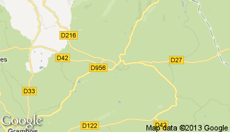 Plan de La Bastide-des-Jourdans