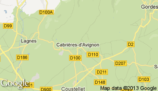 Plan de Cabrières-d'Avignon