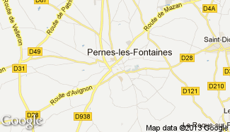Plan de Pernes-les-Fontaines