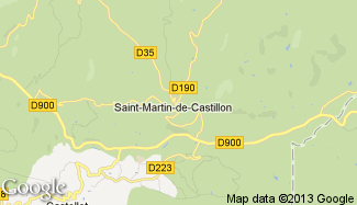 Plan de Saint-Martin-de-Castillon