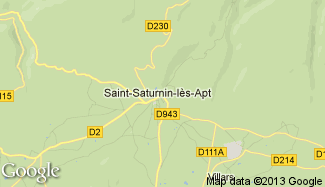 Plan de Saint-Saturnin-lès-Apt