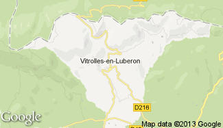 Plan de Vitrolles-en-Lubéron