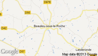 Plan de Beaulieu-sous-la-Roche