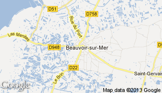 Plan de Beauvoir-sur-Mer