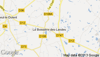 Plan de La Boissière-des-Landes