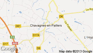 Plan de Chavagnes-en-Paillers