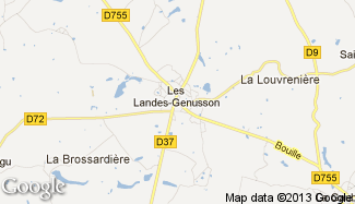 Plan de Les Landes-Genusson