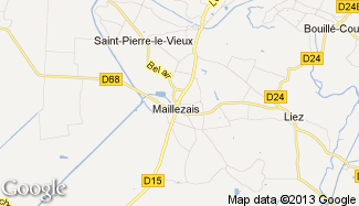 Plan de Maillezais