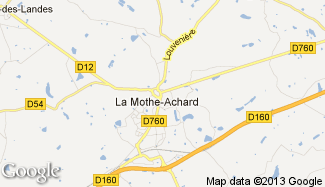 Plan de La Mothe-Achard