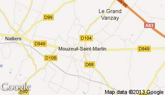 Plan de Mouzeuil-Saint-Martin