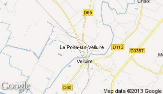 Plan de Le Poiré-sur-Velluire