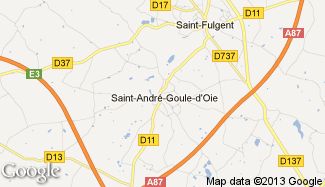 Plan de Saint-André-Goule-d'Oie