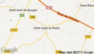 Plan de Saint-Aubin-la-Plaine