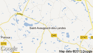 Plan de Saint-Avaugourd-des-Landes